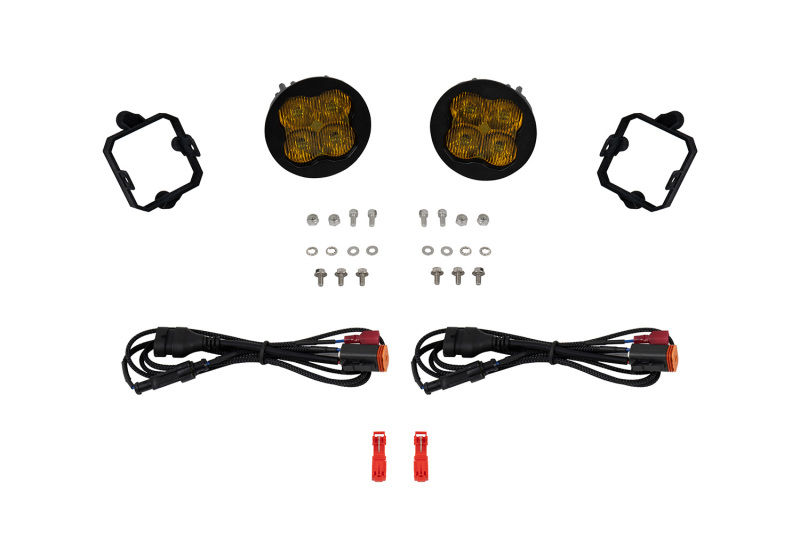 Nissan Titan Fog Light Kit - Diode Dynamics - SS3 Sport Type NO - Yellow - `04-`15